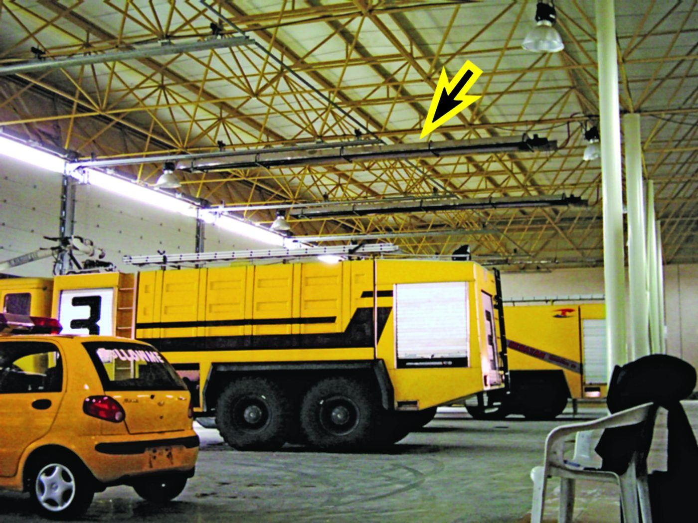 نصب — Air port Kerman - fire station (ایران)